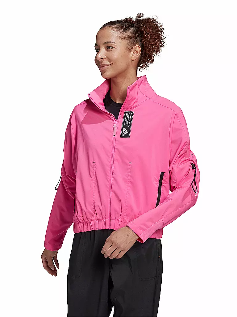 Adidas damen hotsell jacke pink